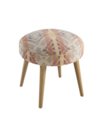 Art Mascagni O1413 STOOL IN FABRIC - COL.ORANGE
