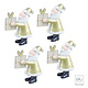 Art Mascagni SET 4 SANTA CLAUS CM.10