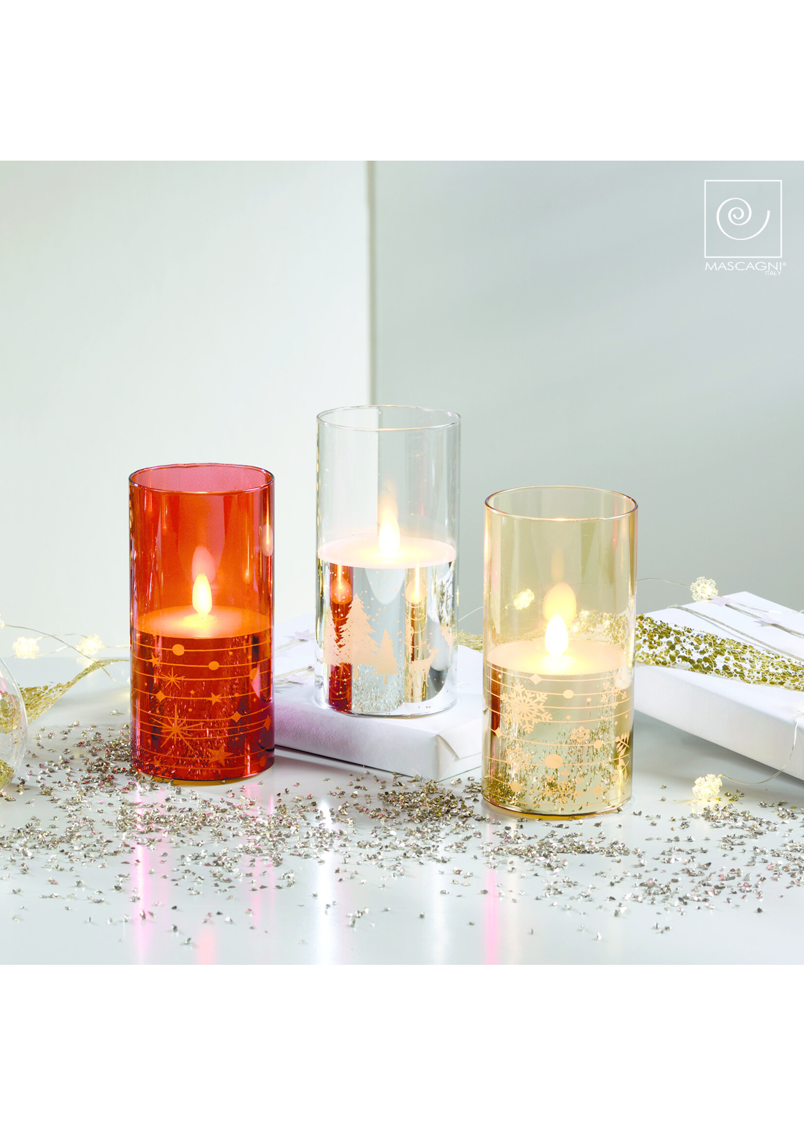 Art Mascagni SET 3 LED CANDLE