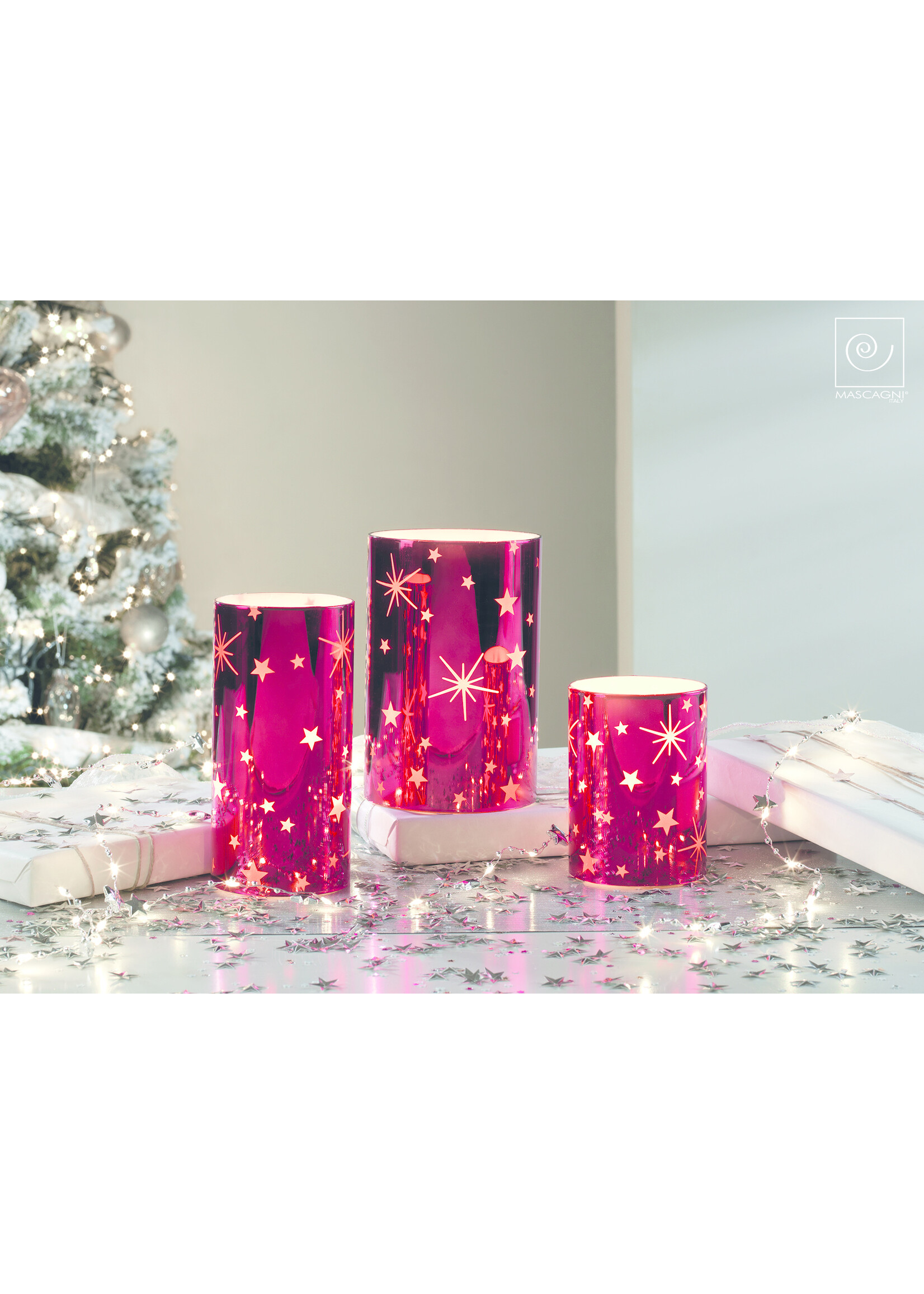 Art Mascagni SET 3 LED CANDLE DIAM.7,5X15