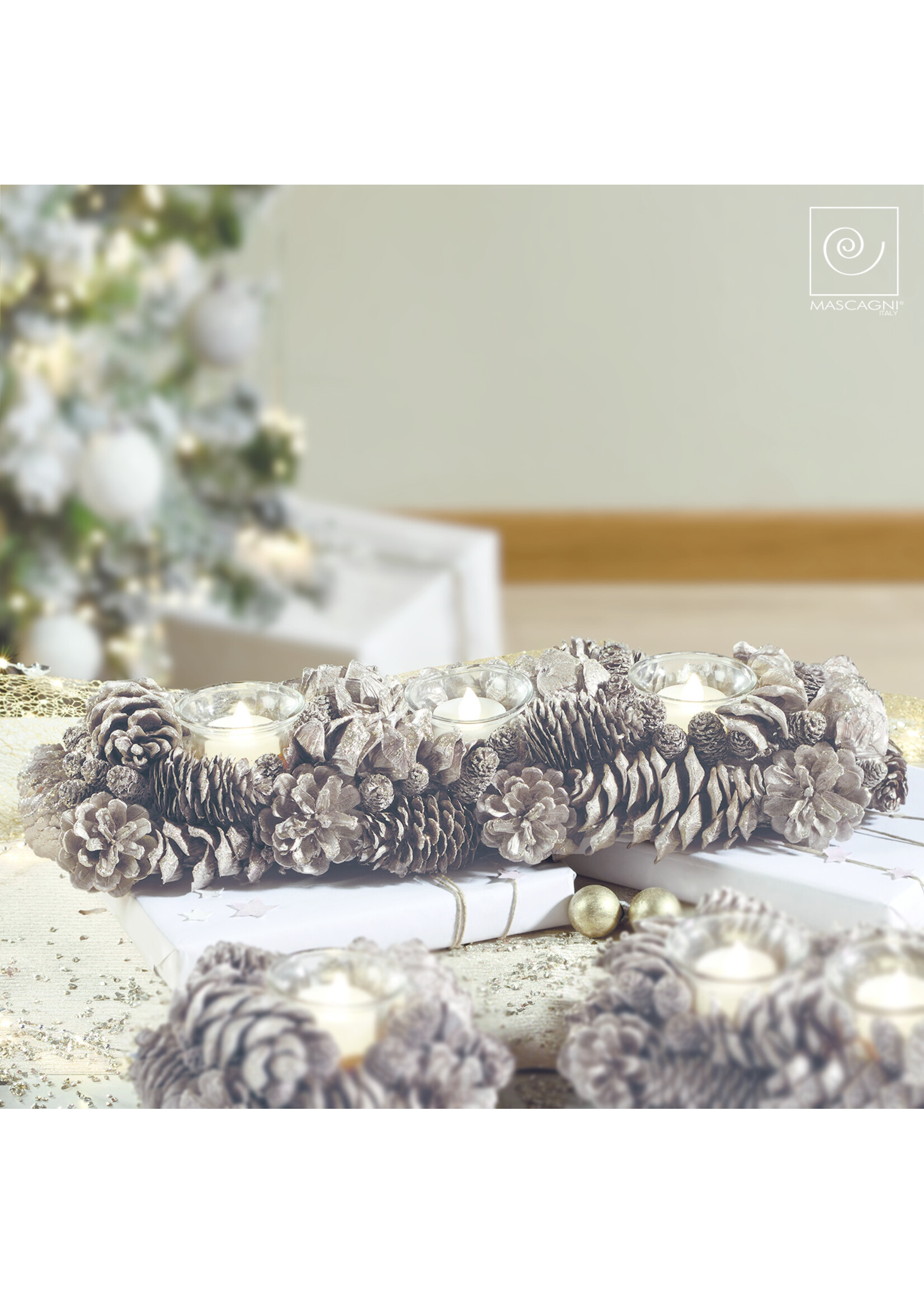 Art Mascagni TRIPLE CANDLE HOLDER