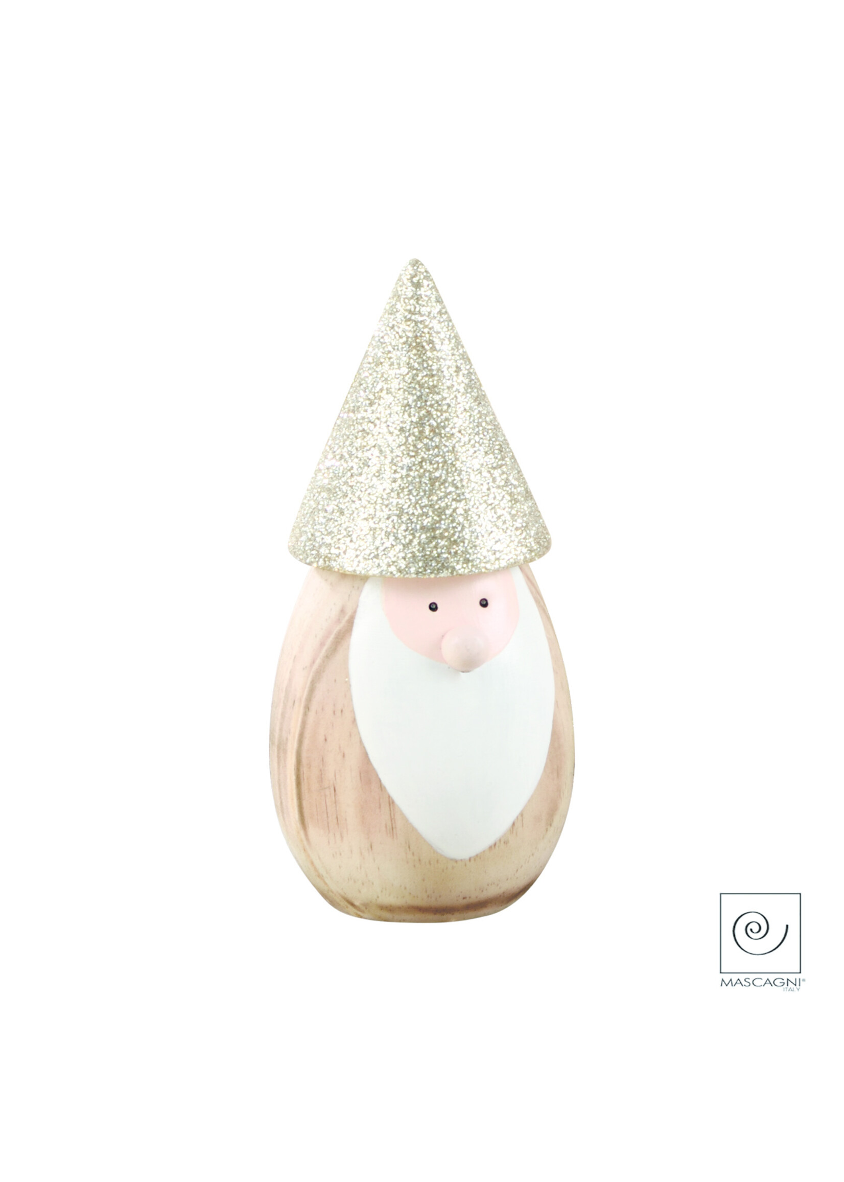 Art Mascagni SET 4 SANTA CLAUS CM.12,5