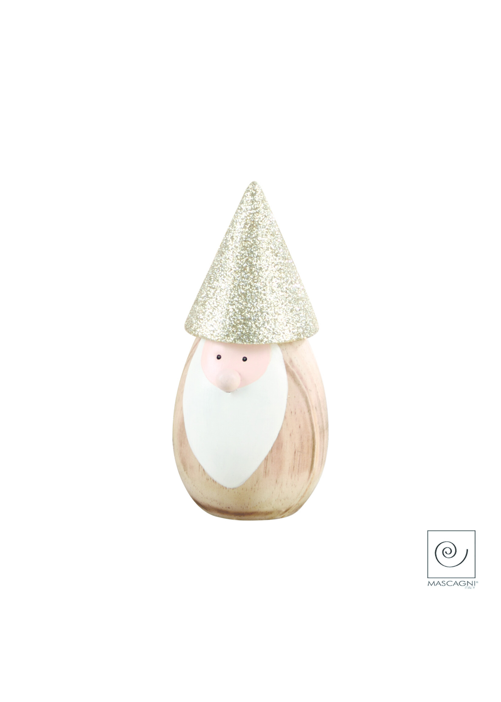 Art Mascagni SET 4 SANTA CLAUS CM.9,5