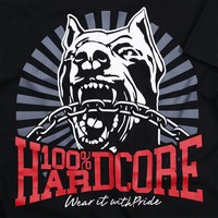 100% Hardcore T-shirt *Dog-1*