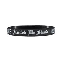 100% HC Wristband United Black 10 PCS