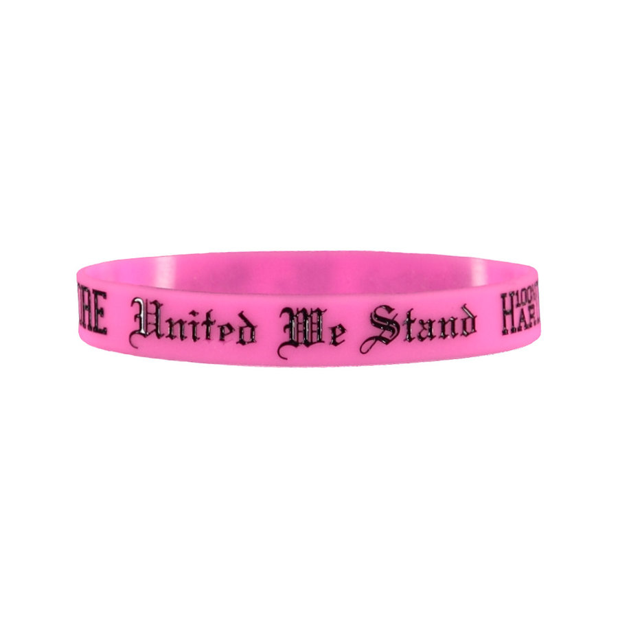 100% HC Wristband United Pink 10 PCS