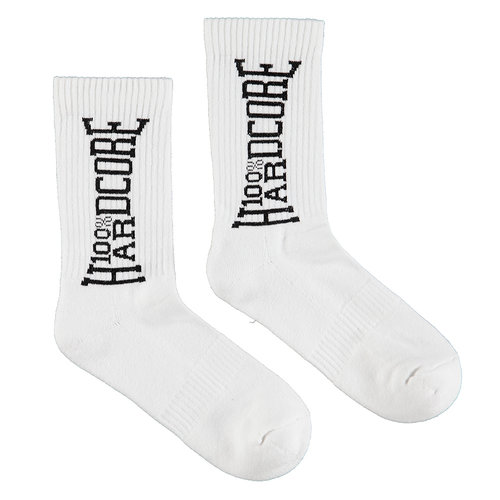  100% Hardcore Socks White 