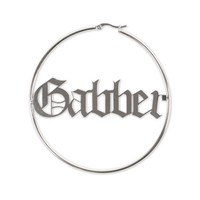 100% Hardcore earring GABBER 8 CM