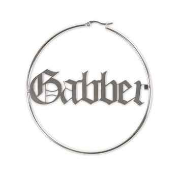  100% Hardcore earring GABBER 8 CM 