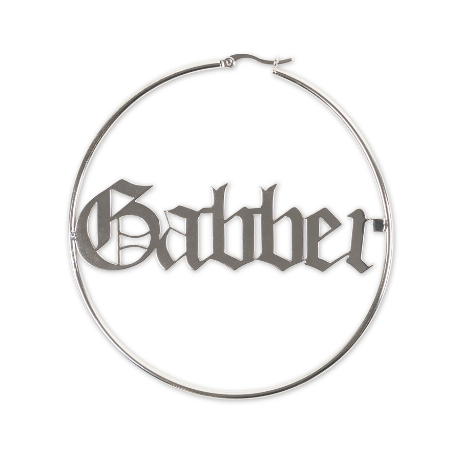 100% Hardcore earring GABBER 8 CM