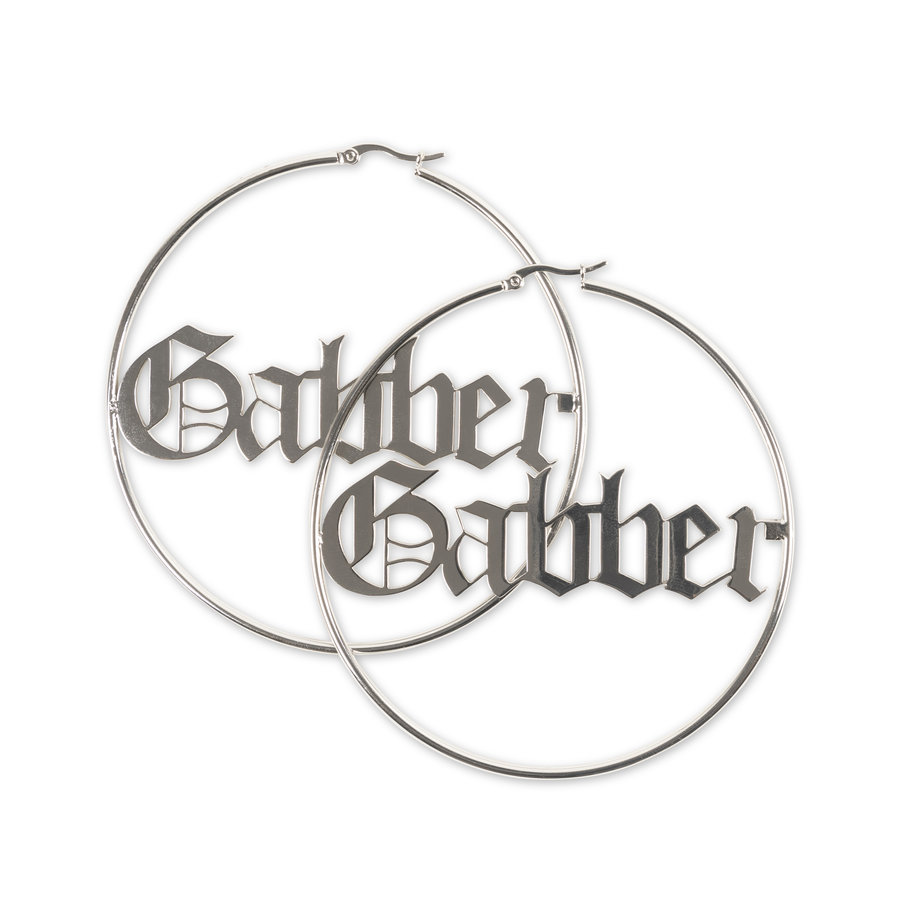 100% Hardcore earring GABBER 8 CM