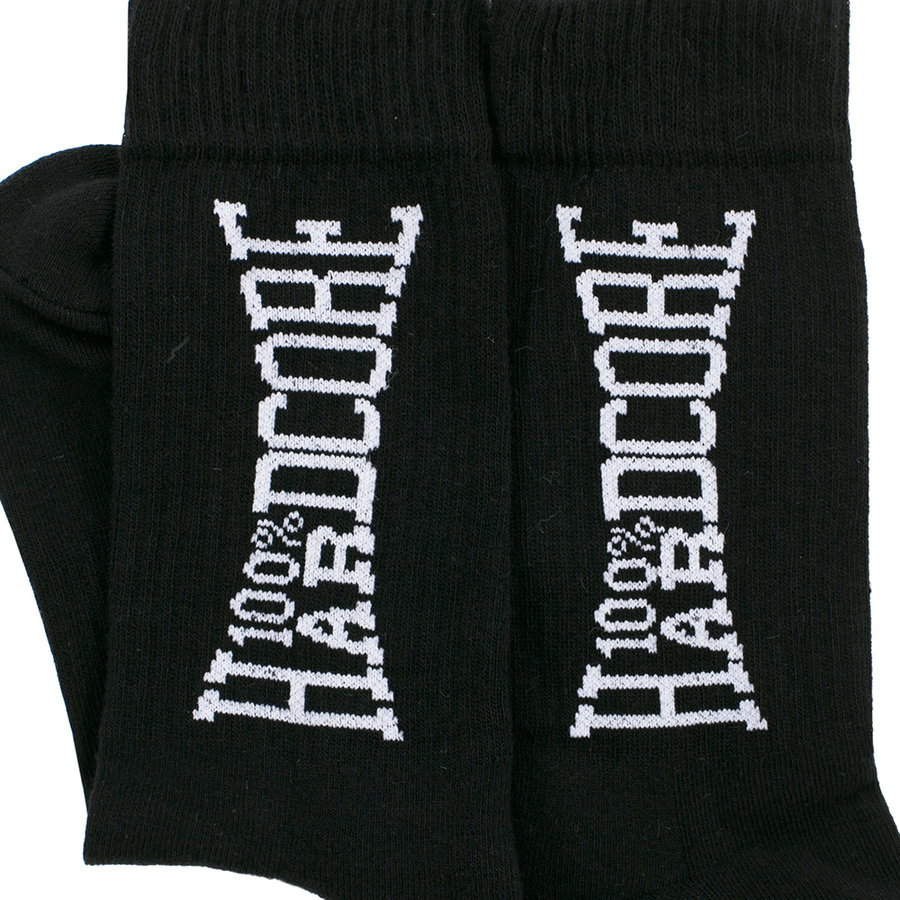 100% Hardcore Socks Black