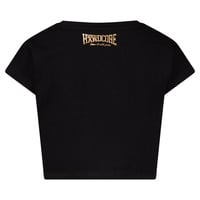 100% HC Cropped Tee Essential Black - Gold