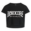 100% HC Cropped Tee Essential Black White