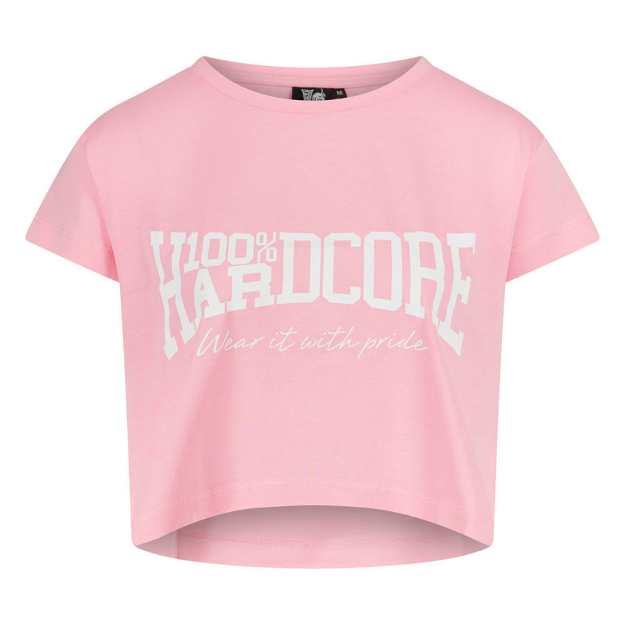 100% HC Cropped Tee Essential Pink