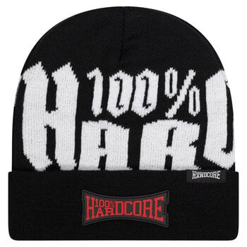  100% Hardcore Beanie Text 