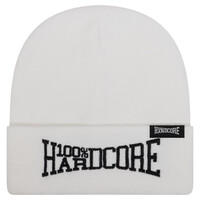 100% Hardcore Beanie Essential White