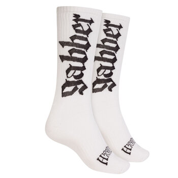  100% HC Sport Socks Gabber White 