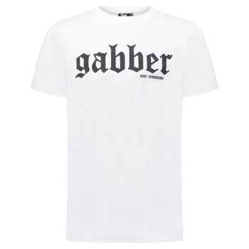  100% Hardcore Shirt GABBER White 