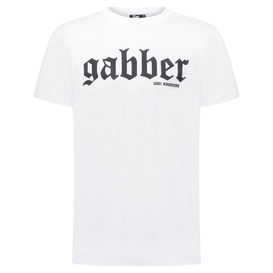 100% Hardcore Shirt GABBER White