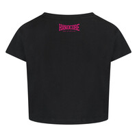 100% HC WMN Cropped T-shirt Essential Black / Pink