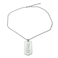 100% HC  Chain Dogtag Silver