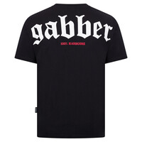 100% HC T-shirt GABBER Big Black