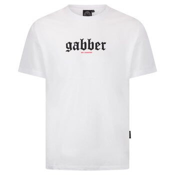  100% HC T-shirt GABBER Big White 