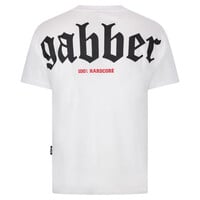 100% HC T-shirt GABBER Big White