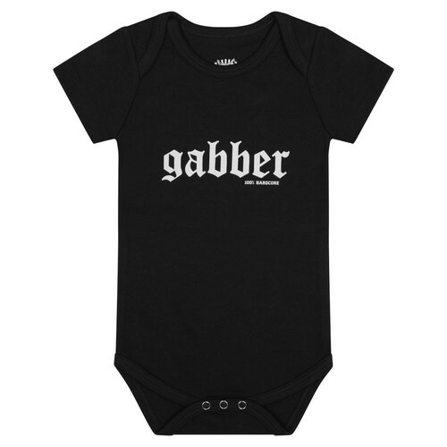  100% Hardcore Baby Romper GABBER Black 