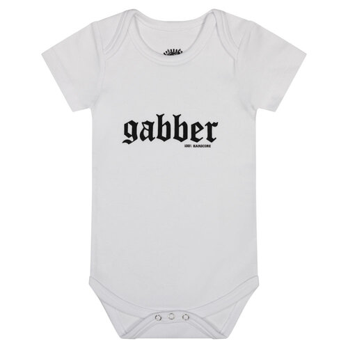  100% Hardcore Baby Romper GABBER White 