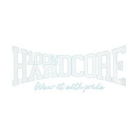 100% Hardcore MINI Carsticker Essential White