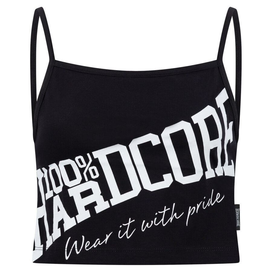 100% HC WMN Cropped Tanktop Tilted