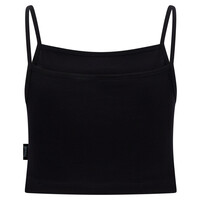 100% HC WMN Cropped Tanktop Tilted Pink