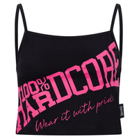 100% HC WMN Cropped Tanktop Tilted Pink