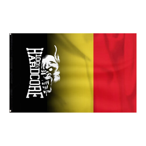  100% Hardcore Flag Belgium 