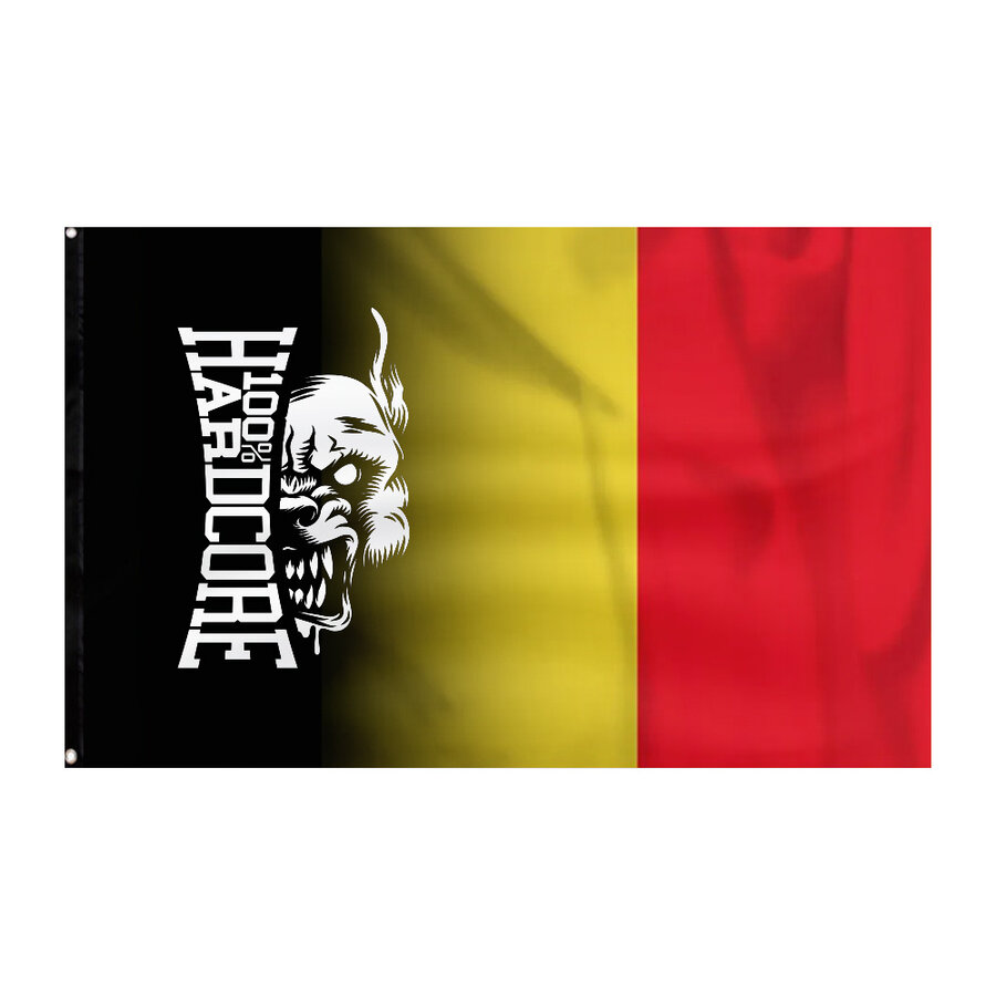 100% Hardcore Flag Belgium