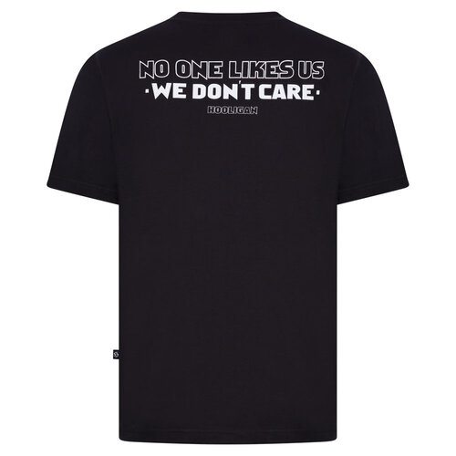  Hooligan T-shirt We don't Care Black 