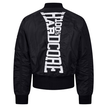  100% Hardcore Bomber jacket Vertical Black 