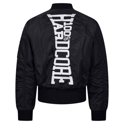  100% Hardcore Bomber jacket Vertical Black 