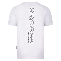 100% HC T-shirt Gabber Vertical White