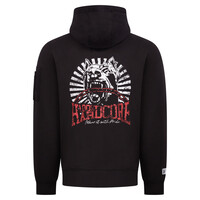100% HC Hooded Zipper Distorted Dog-1