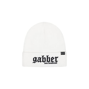  100% Hardcore Beanie Gabber White 