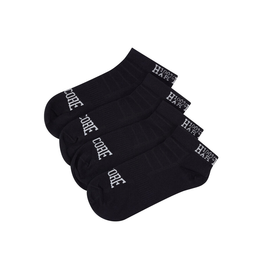 100% HC Sneaker socks Essential black [2 pack]