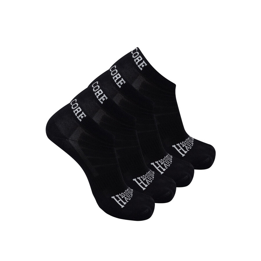 100% HC Sneaker socks Essential black [2 pack]