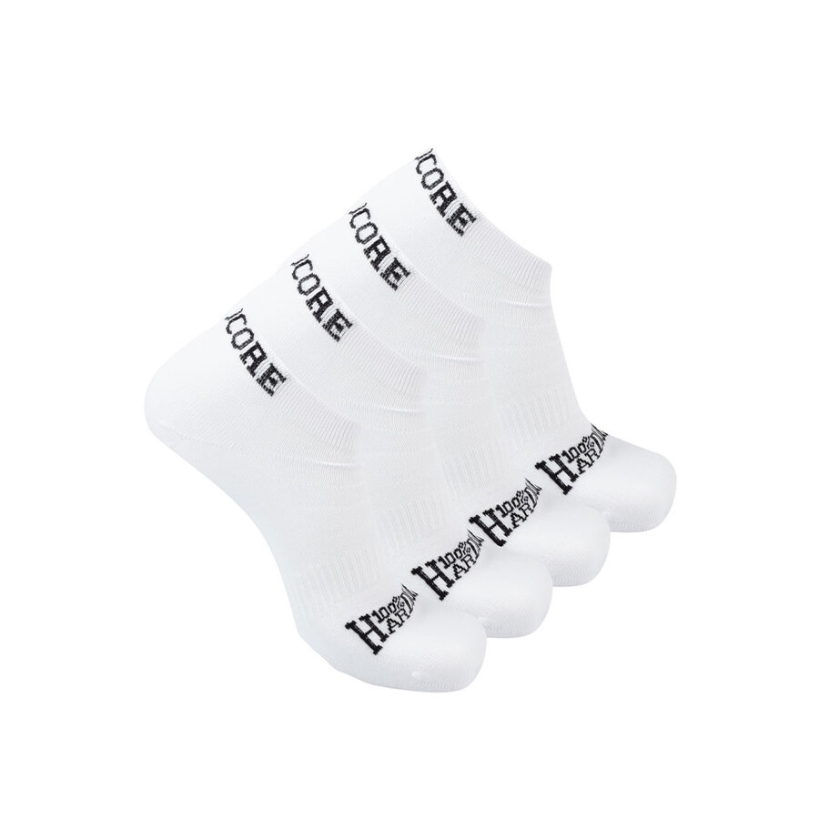 100% HC Sneaker socks Essential White [2 pack]