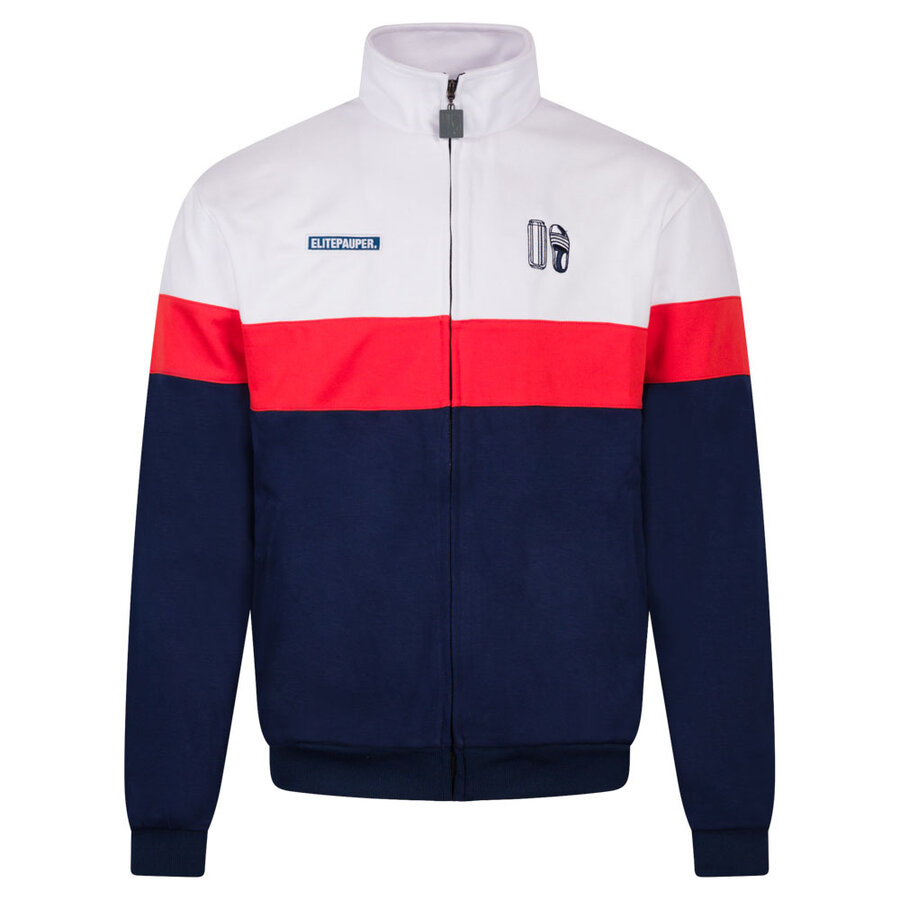 Elitepauper trainingsjack - navy/wit/oranje