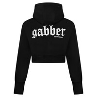 100% HC Lady Cropped Hooded GABBER