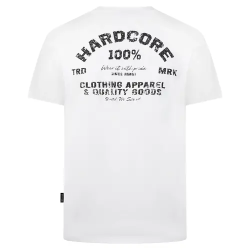  100% HC T-shirt Essential Apparel White 