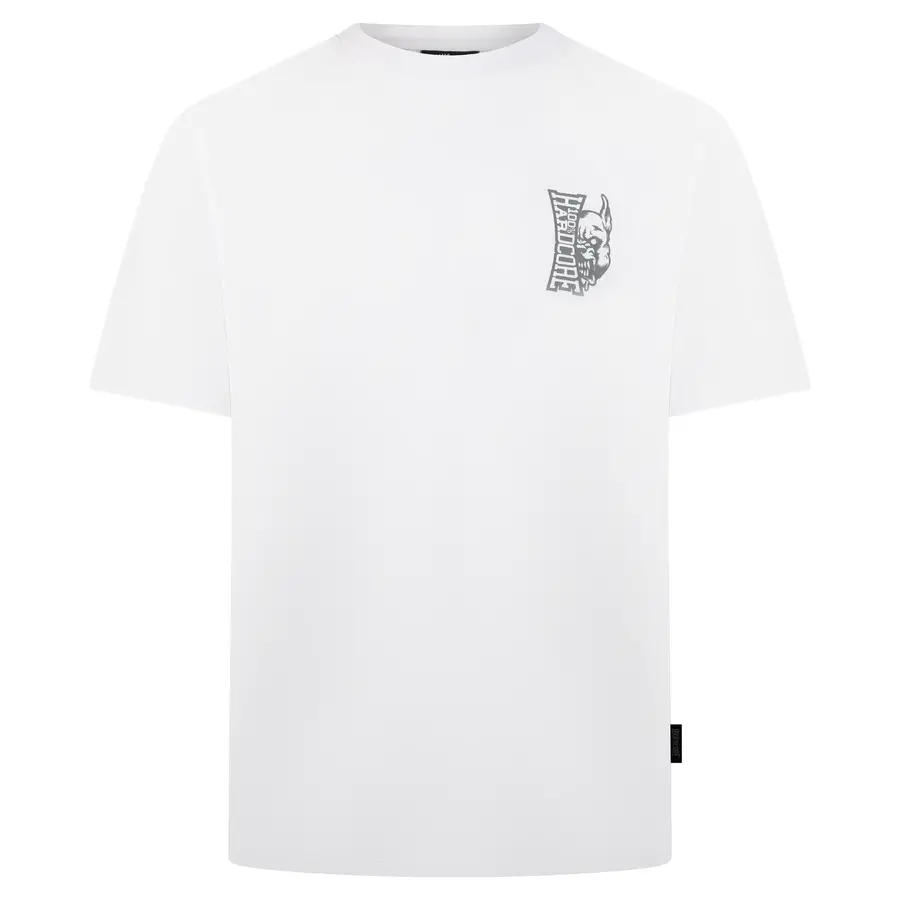 100% HC T-shirt White Negative